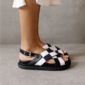Alohas Marshmallow Scacci Criss Cross Sandals